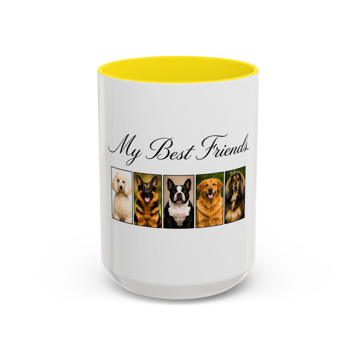 My Best Friends Dog Photo Accent Coffee Mug (11/15oz)