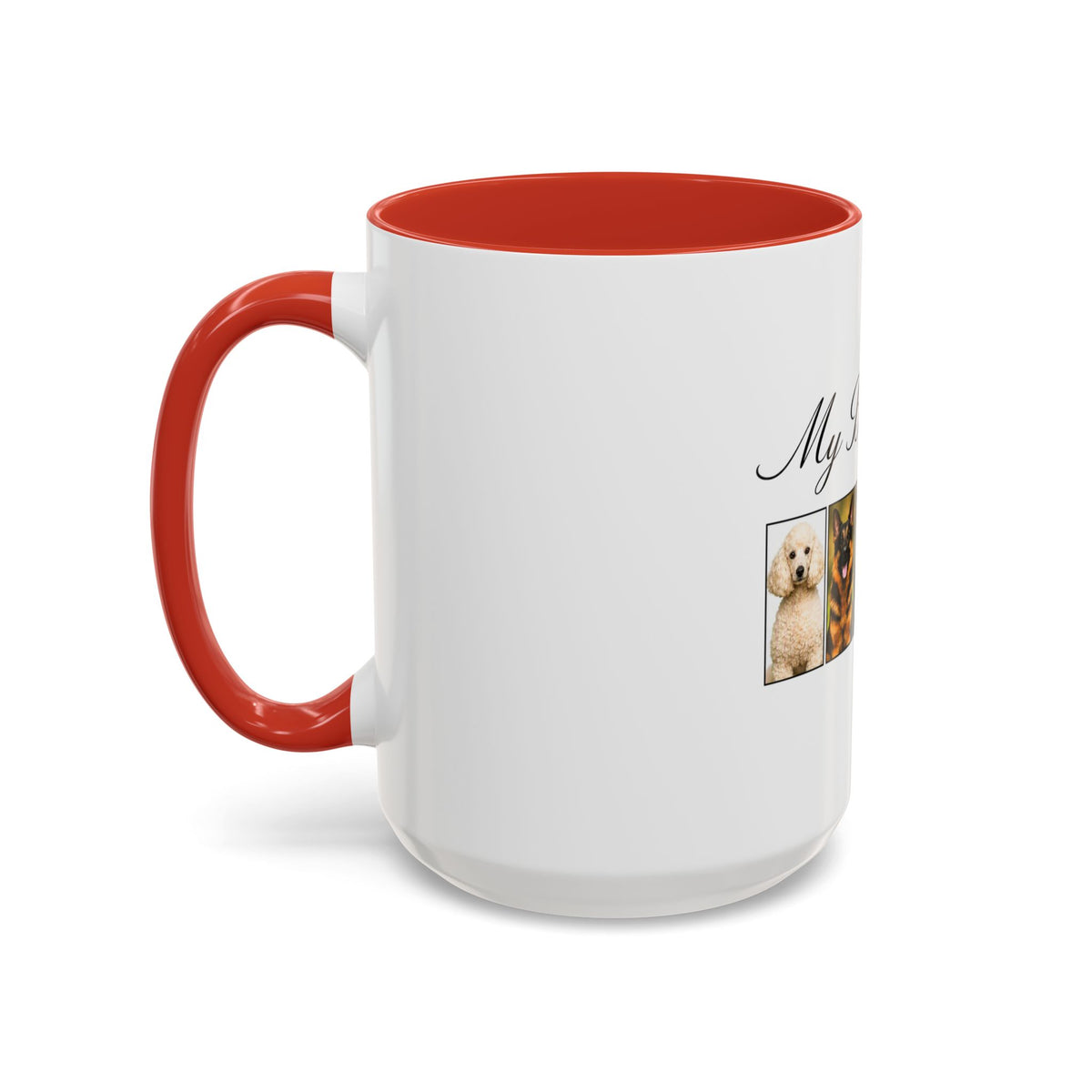 My Best Friends Dog Photo Accent Coffee Mug (11/15oz)