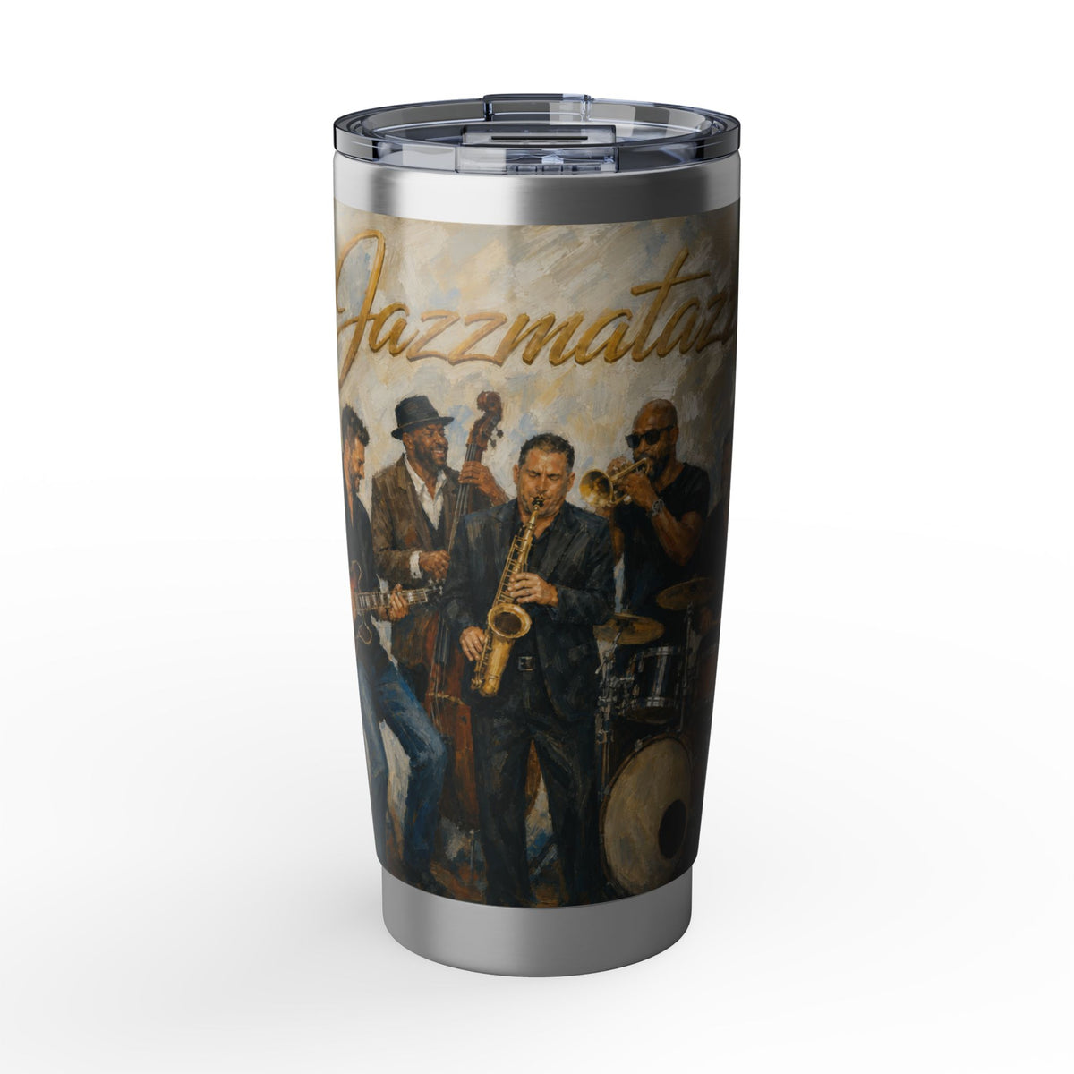 Jazzmatters 20oz Travel Tumbler – Jazz Band Stainless Steel Mug