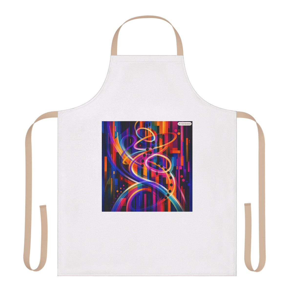 Abstract Apron, 5-Color Straps