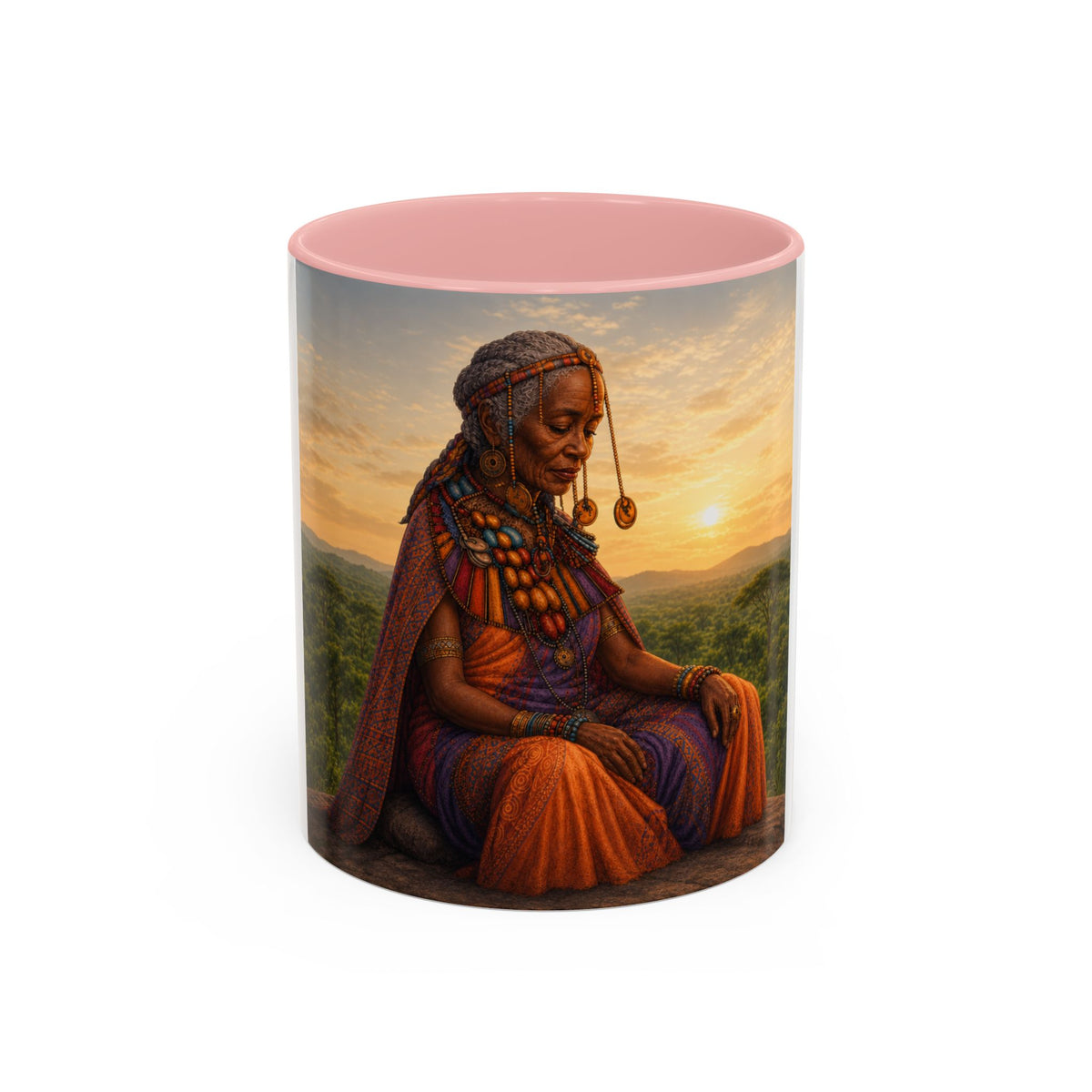 Silence At Sunset Accent Coffee Mug (11, 15oz)