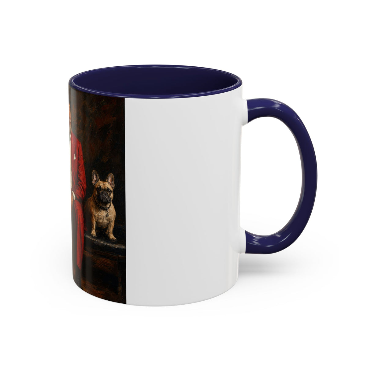 Jazz Tunes Coffee Mug — Vintage Gentleman Sax Player Accent Mug (11/15oz)