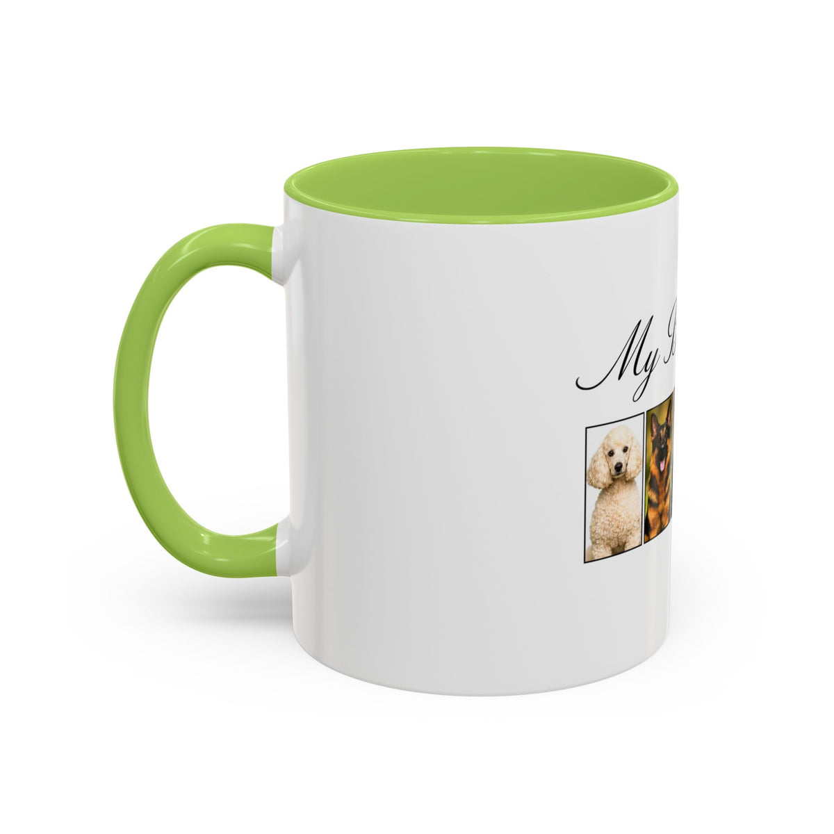 My Best Friends Dog Photo Accent Coffee Mug (11/15oz)