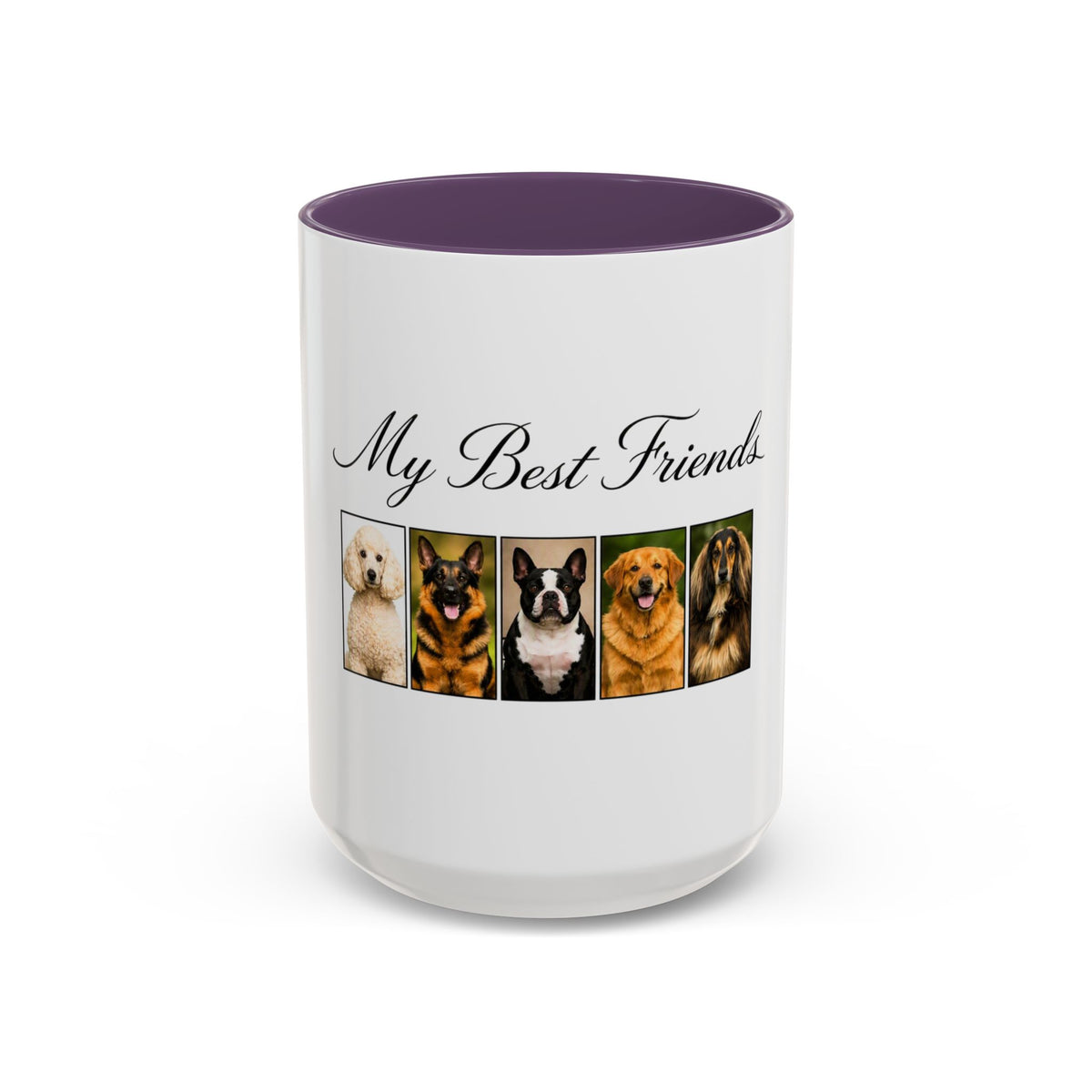 My Best Friends Dog Photo Accent Coffee Mug (11/15oz)