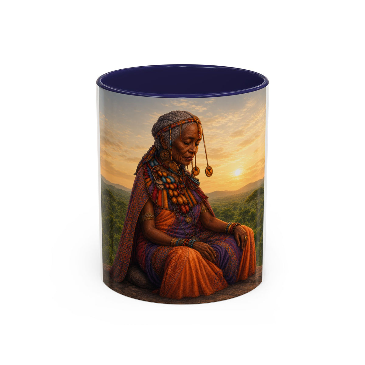 Silence At Sunset Accent Coffee Mug (11, 15oz)