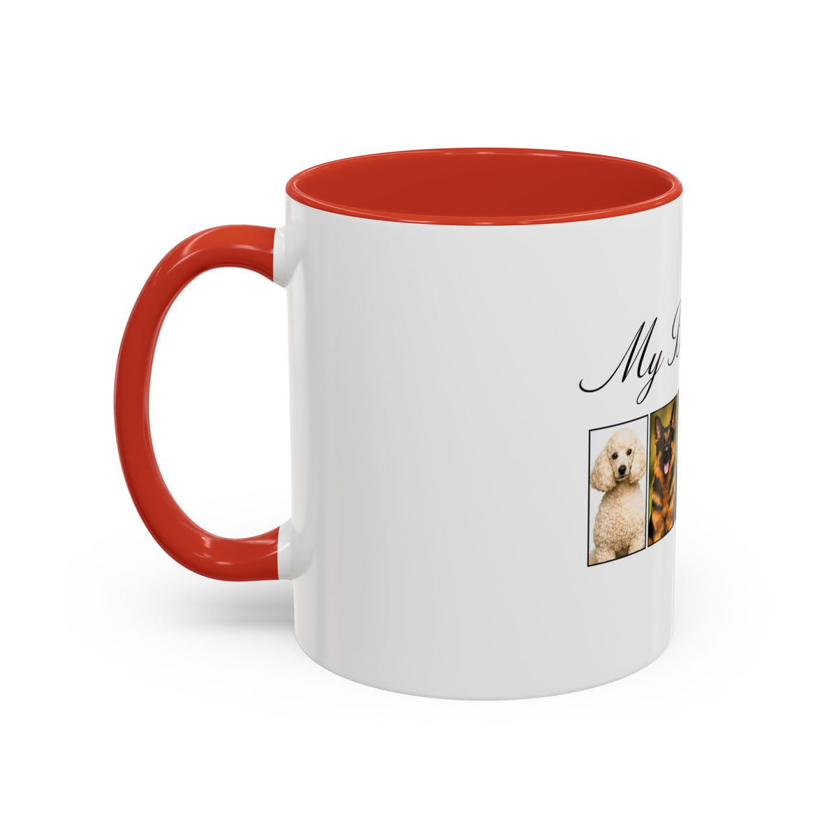My Best Friends Dog Photo Accent Coffee Mug (11/15oz)