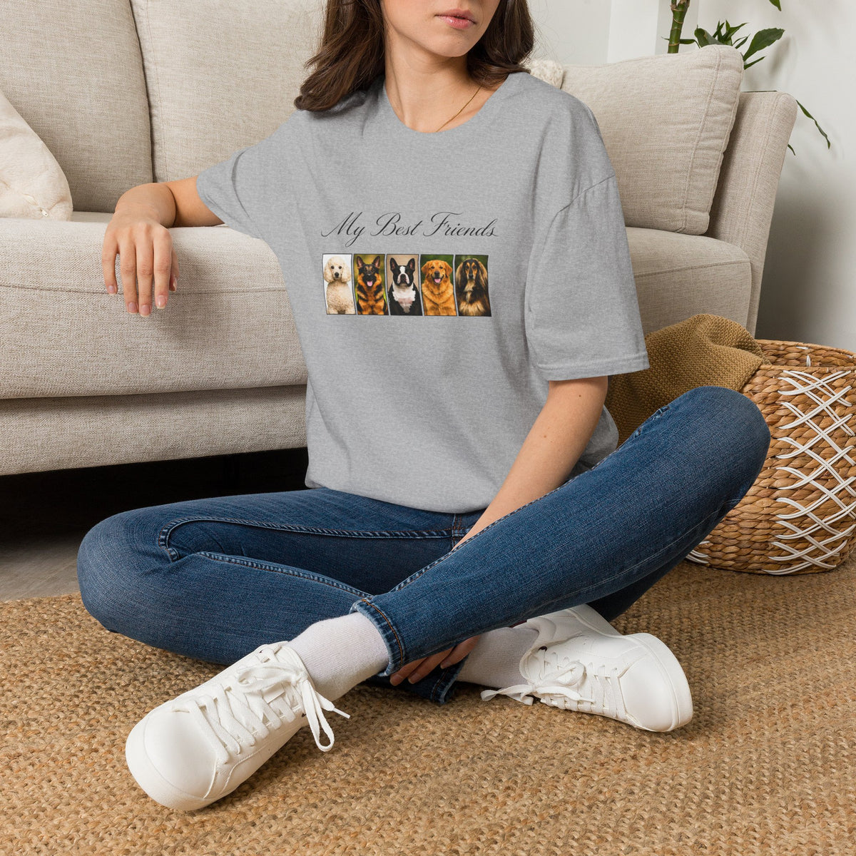 Dog Lover "My Best Friends" Photo Collage T-Shirt