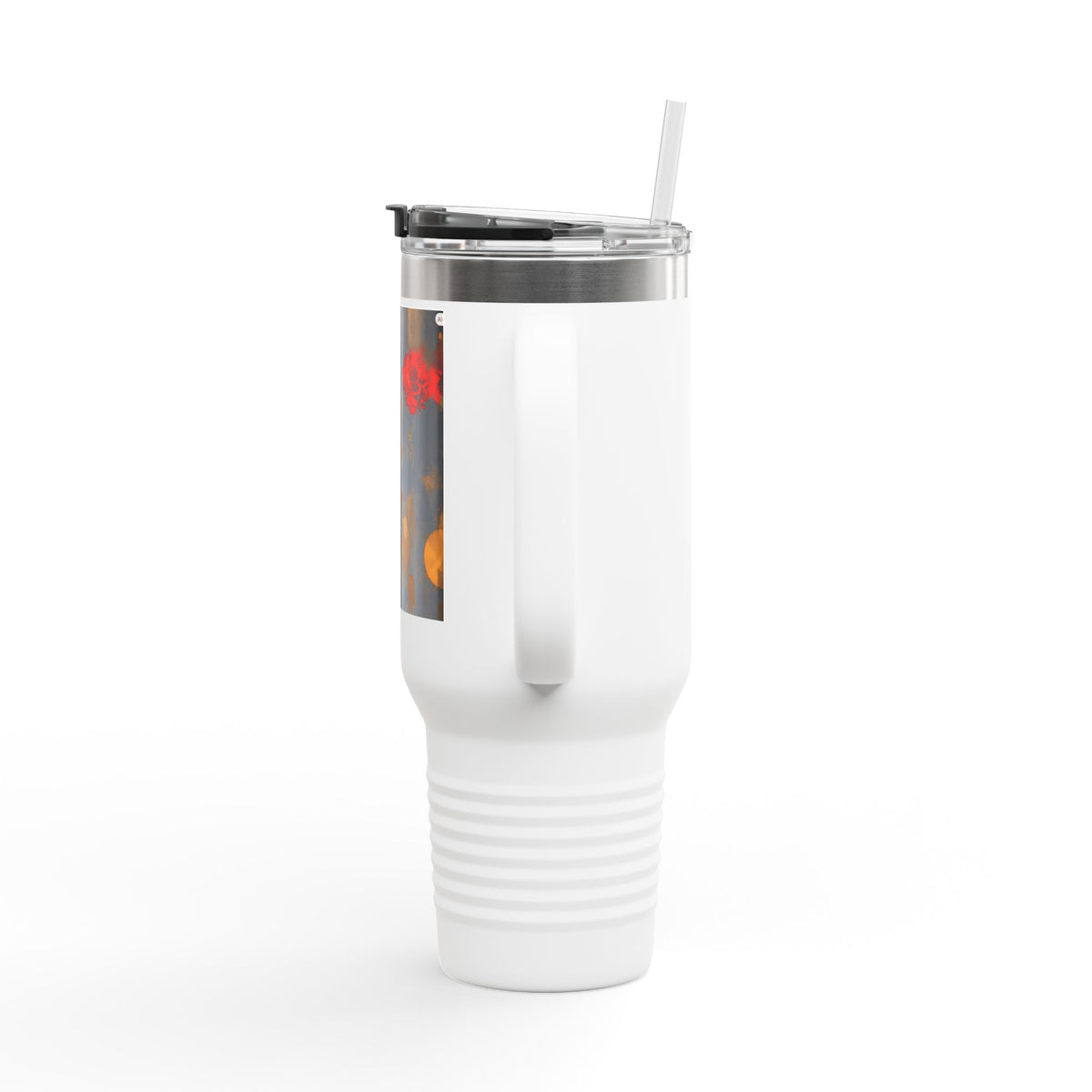40oz Insulated Travel Mug — Vintage Jazz Singer Design