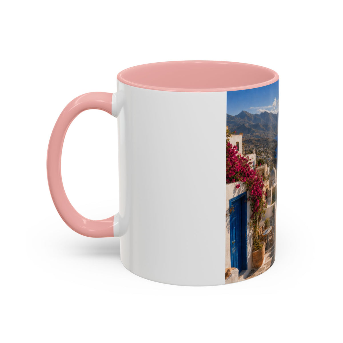 Crete Scenic Coffee Mug — Mediterranean Travel Souvenir Accent Mug (11/15oz)