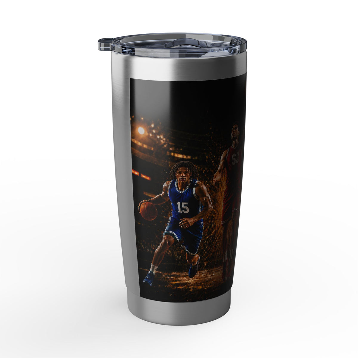 Basketball Action 20oz Tumbler — Slam Dunk Players Drink Tumbler