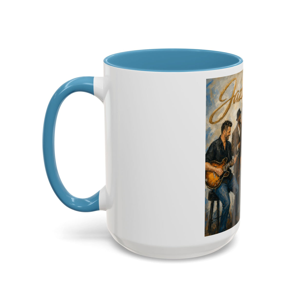 Jazzmatazz Band Accent Coffee Mug – Vintage Jazz Musicians 11/15oz