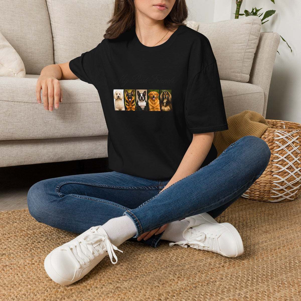 Dog Lover "My Best Friends" Photo Collage T-Shirt