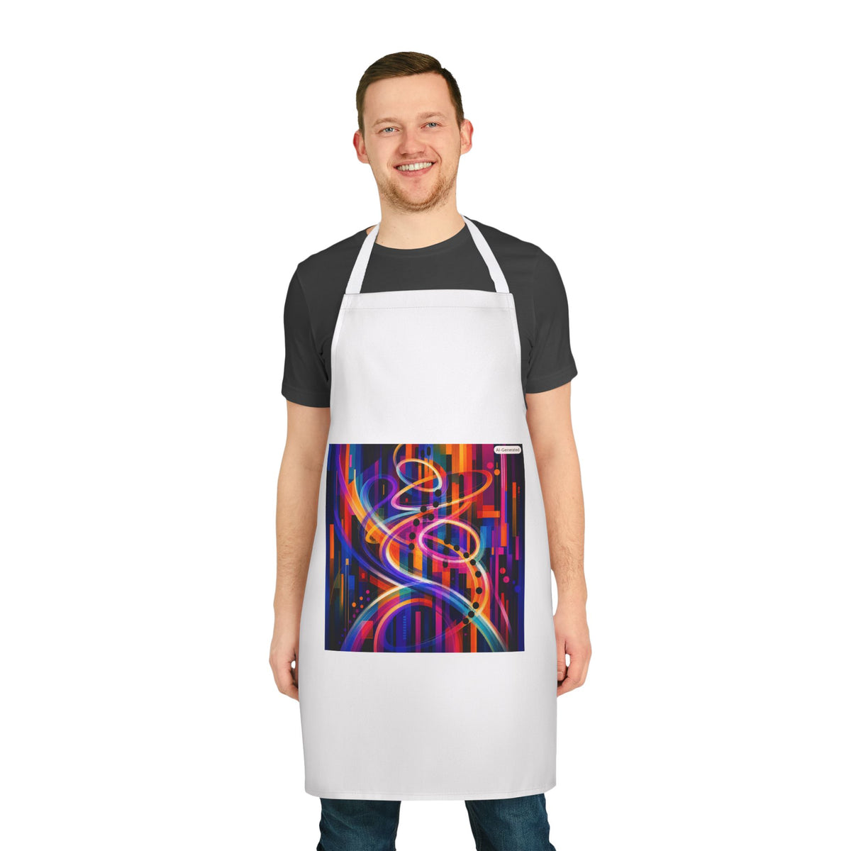 Abstract Apron, 5-Color Straps