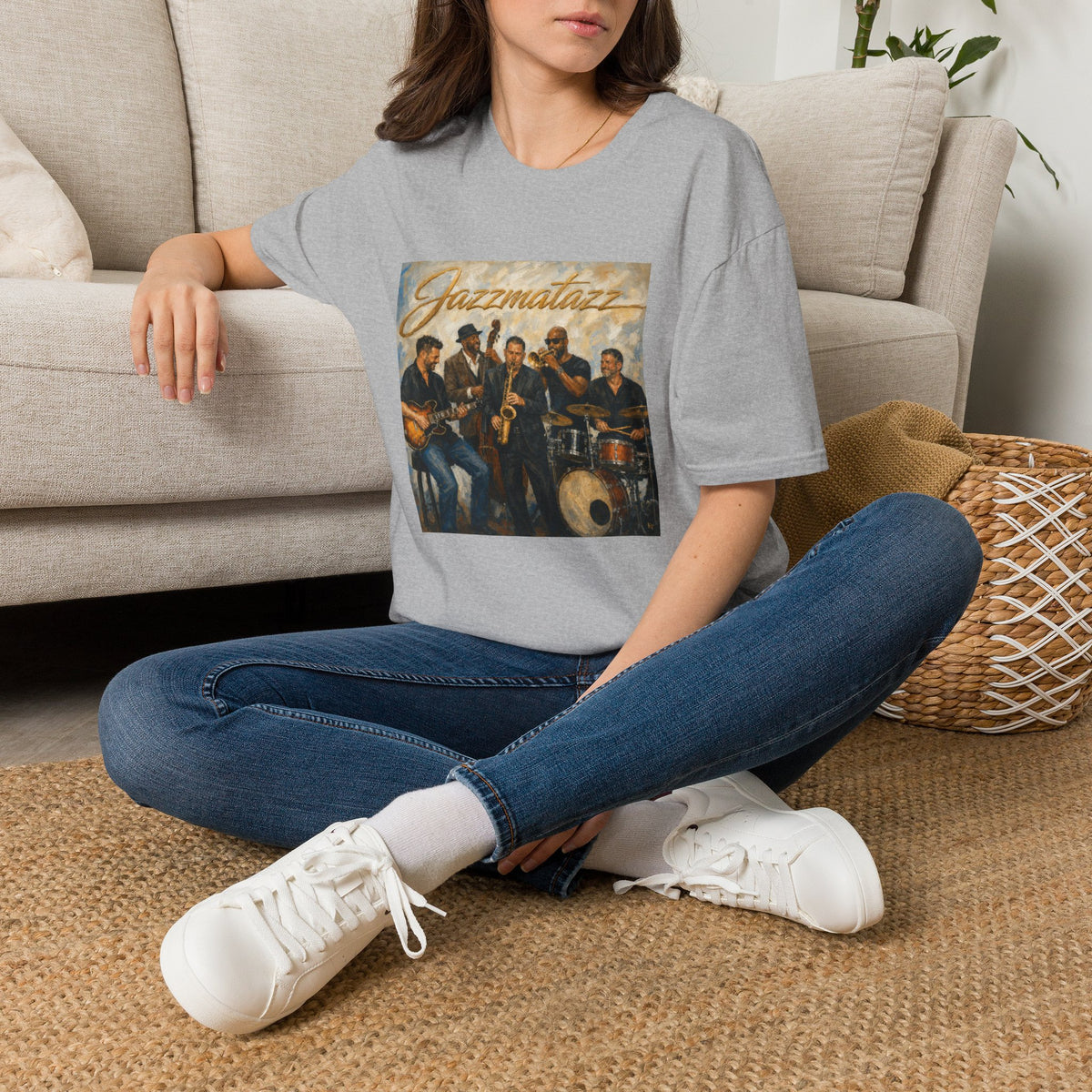 Jazzmatazz Band T-Shirt — Vintage Jazz Ensemble Graphic Tee