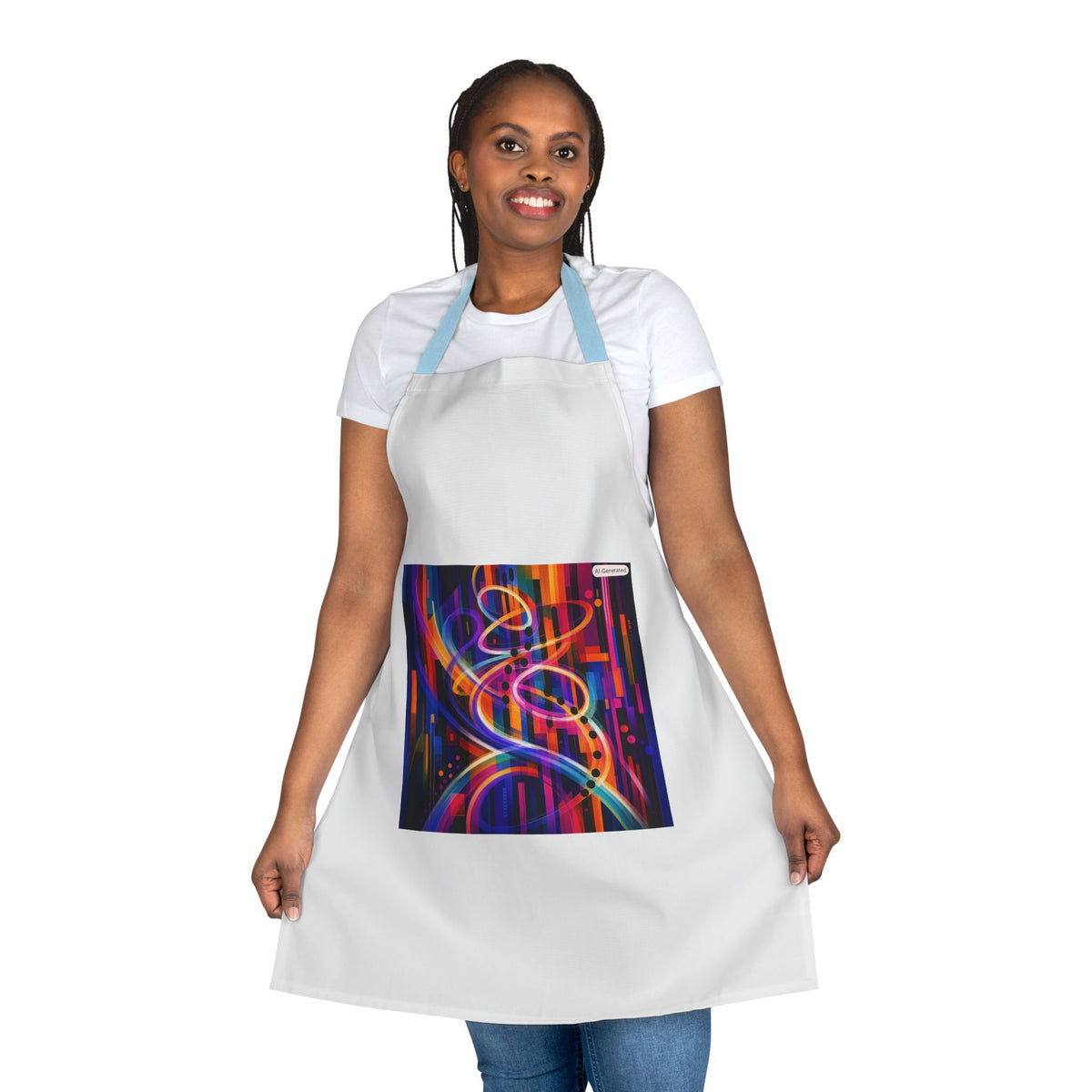 Abstract Apron, 5-Color Straps