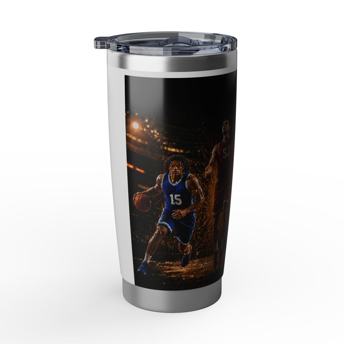 Basketball Action 20oz Tumbler — Slam Dunk Players Drink Tumbler