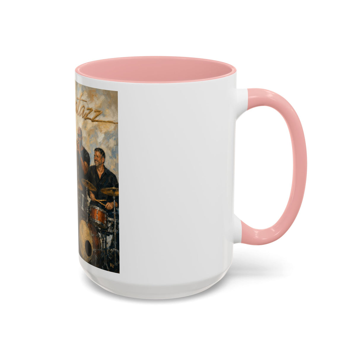 Jazzmatazz Band Accent Coffee Mug – Vintage Jazz Musicians 11/15oz