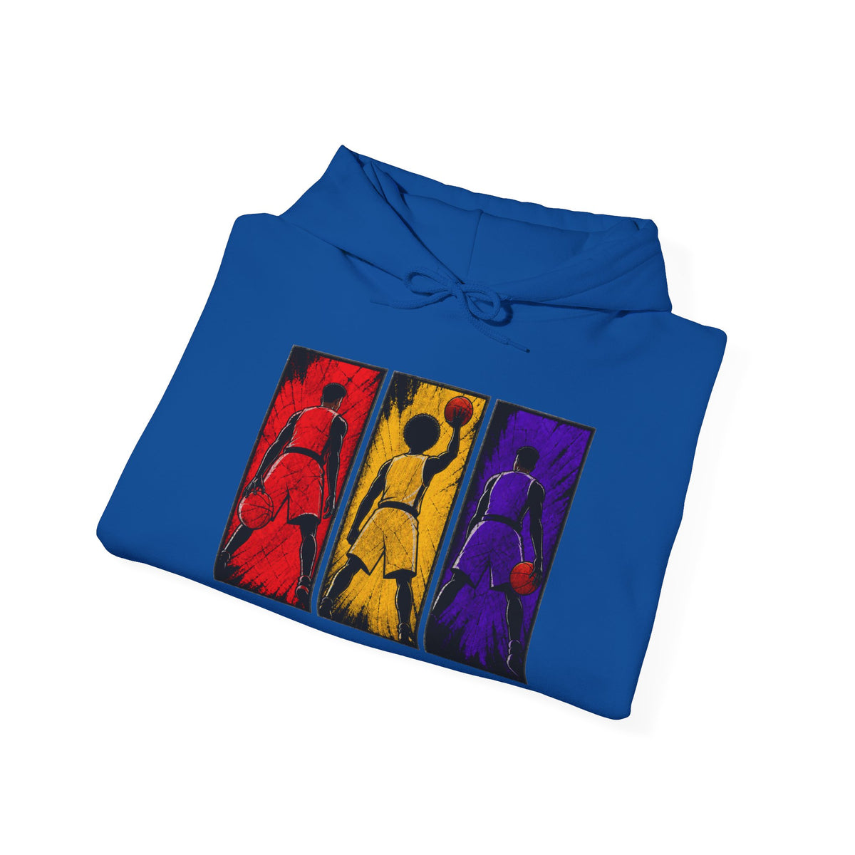 Abstract Triptych Basketball  Art Sweatshirt