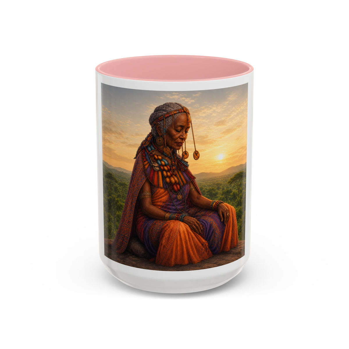 Silence At Sunset Accent Coffee Mug (11, 15oz)
