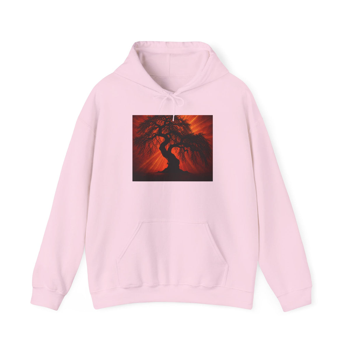Sunset Black Tree Art Pullover