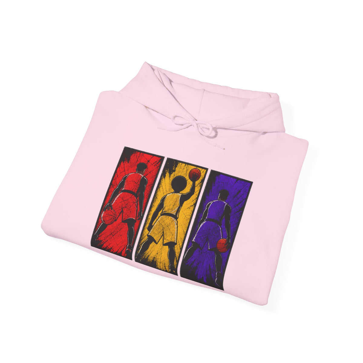 Abstract Triptych Basketball  Art Sweatshirt