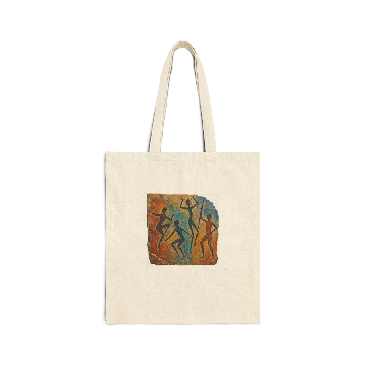 Canvas Tote — Tribal Dance Art Print Tote Bag
