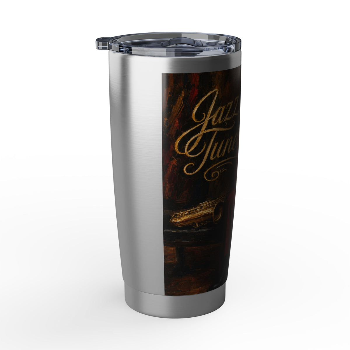 Jazz Tunes 20oz Tumbler — Vintage Jazz Singer Insulated Travel Cup