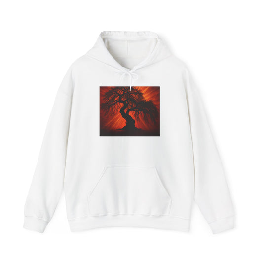 Sunset Black Tree Art Pullover