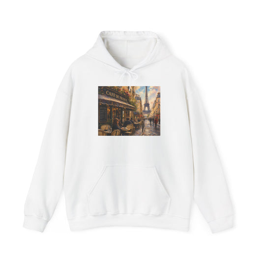 Paris City Graphic Hoodie — Heavy Blend Pullover | Paris Fan Gift