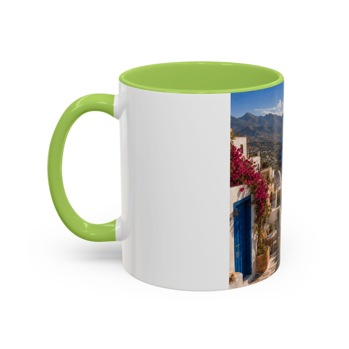 Crete Scenic Coffee Mug — Mediterranean Travel Souvenir Accent Mug (11/15oz)