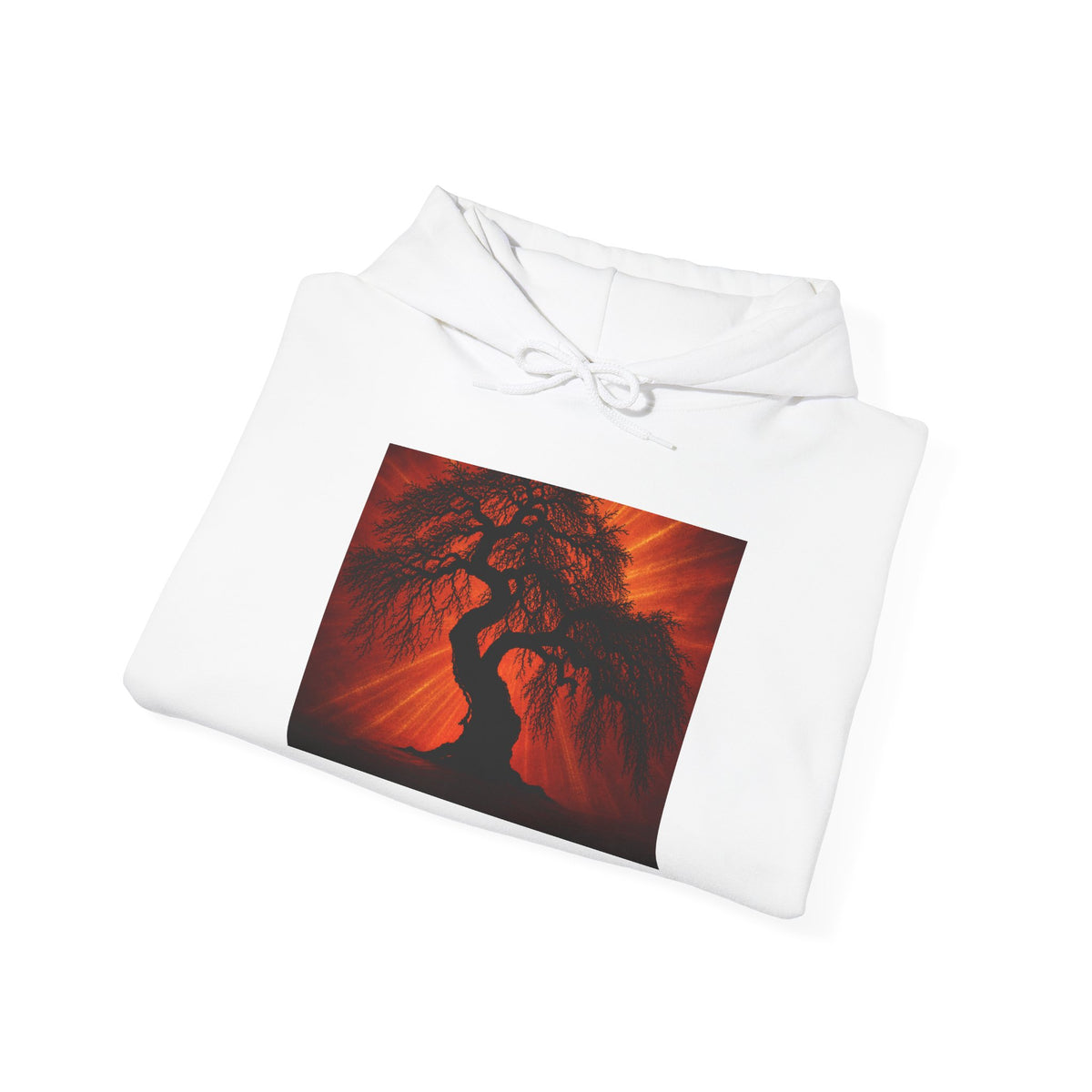 Sunset Black Tree Art Pullover