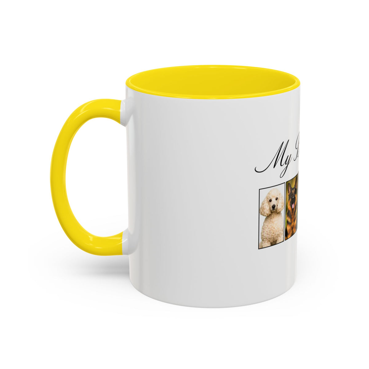 My Best Friends Dog Photo Accent Coffee Mug (11/15oz)