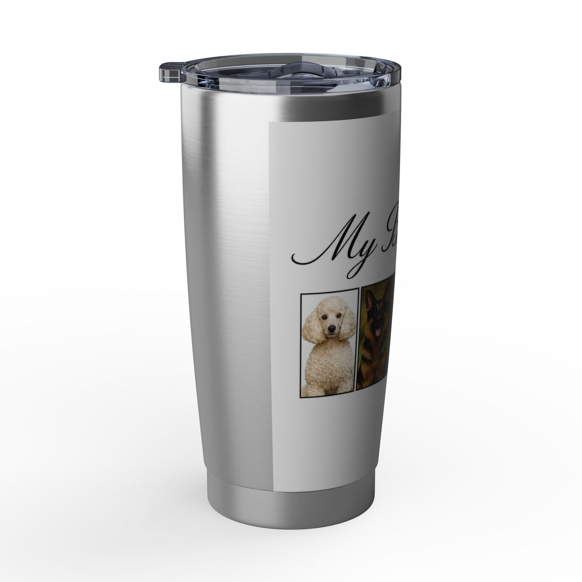 My Best Friend Dog Photo 20oz Tumbler — Insulated Travel Cup for Pet Lovers