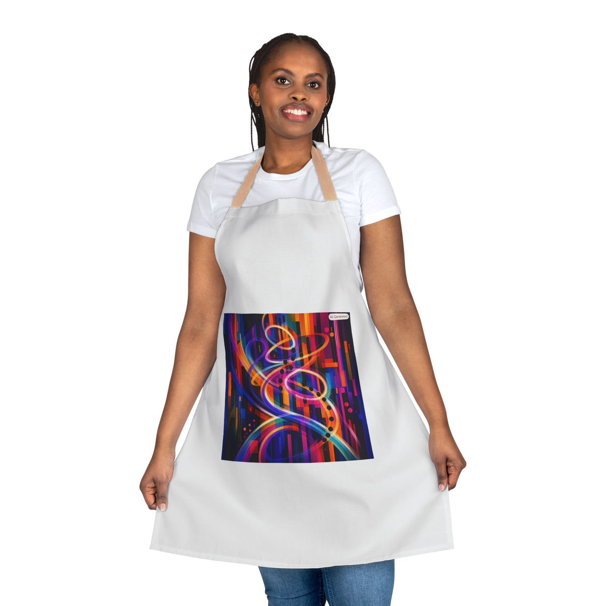 Abstract Apron, 5-Color Straps