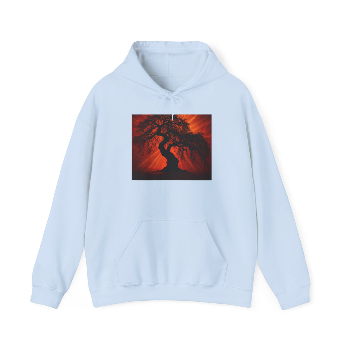 Sunset Black Tree Art Pullover