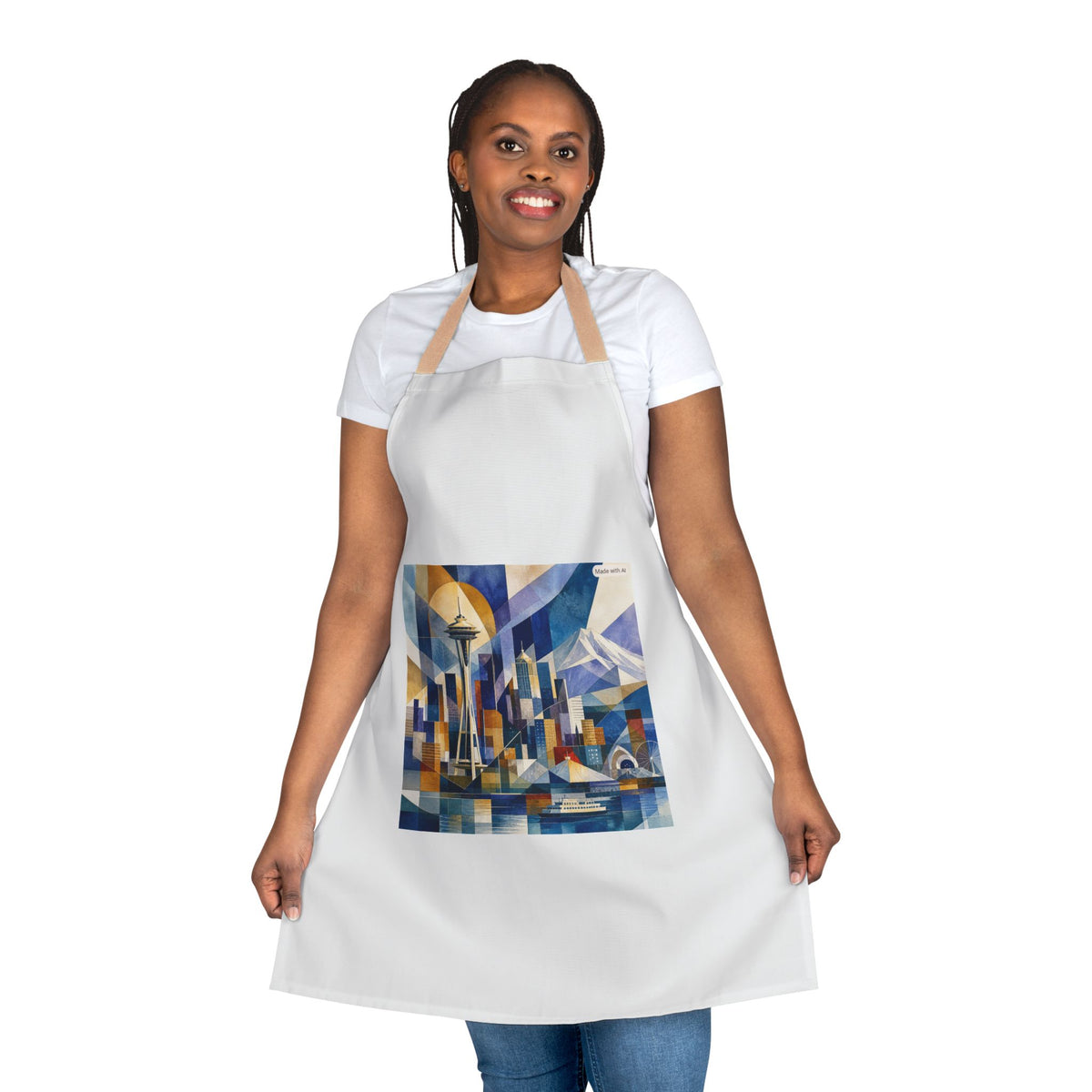 Greece Apron, 5-Color Straps (city)