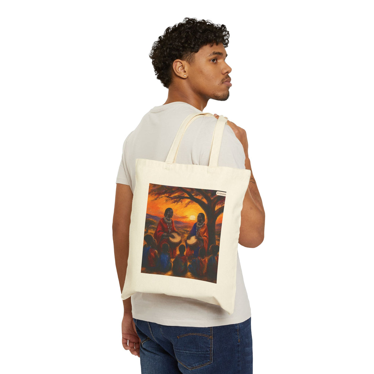 Woman Dummer's Sunset Tote Bag