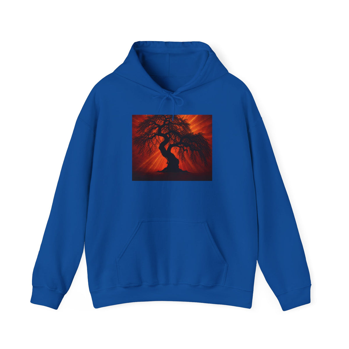 Sunset Black Tree Art Pullover