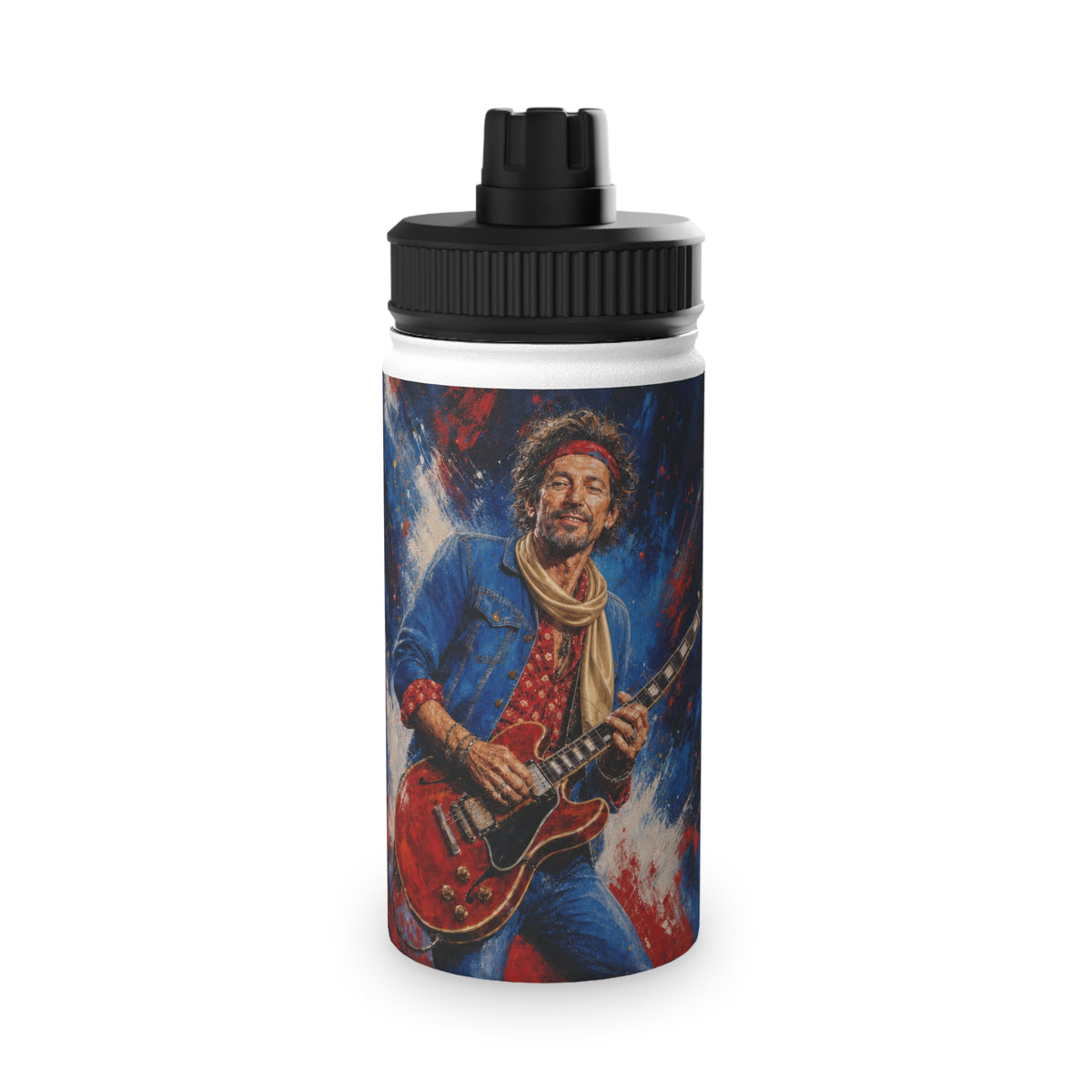 Rock and Roll Stainless Steel Water Bottle,