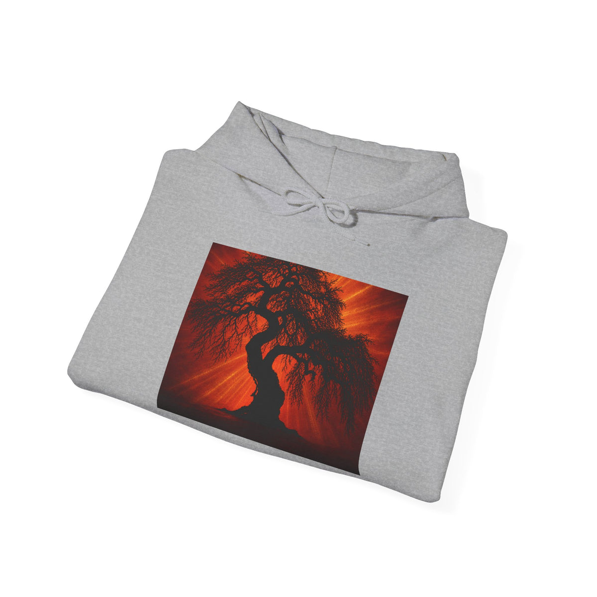 Sunset Black Tree Art Pullover