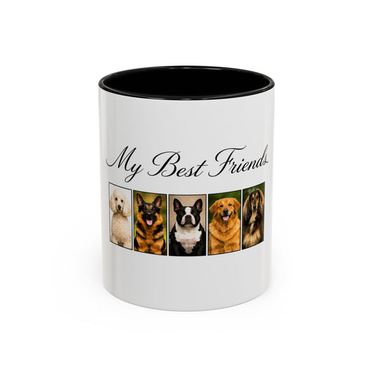 My Best Friends Dog Photo Accent Coffee Mug (11/15oz)