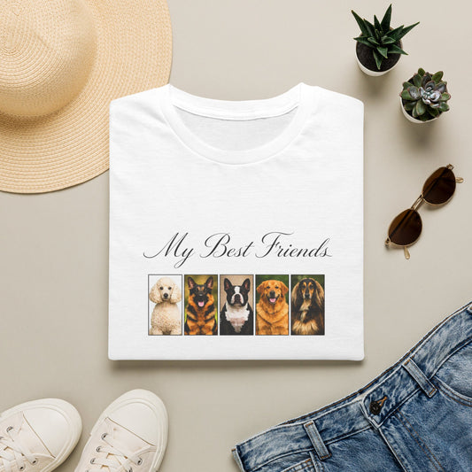 Dog Lover "My Best Friends" Photo Collage T-Shirt