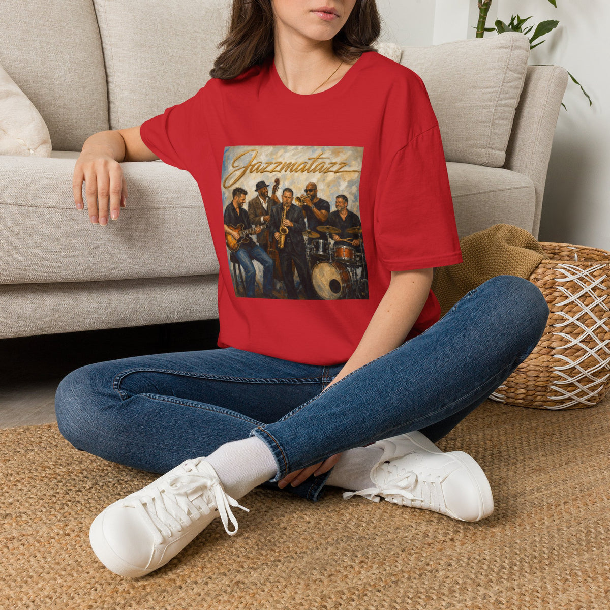 Jazzmatazz Band T-Shirt — Vintage Jazz Ensemble Graphic Tee