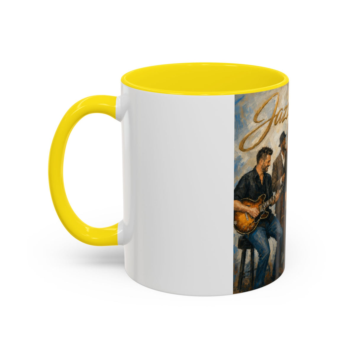 Jazzmatazz Band Accent Coffee Mug – Vintage Jazz Musicians 11/15oz