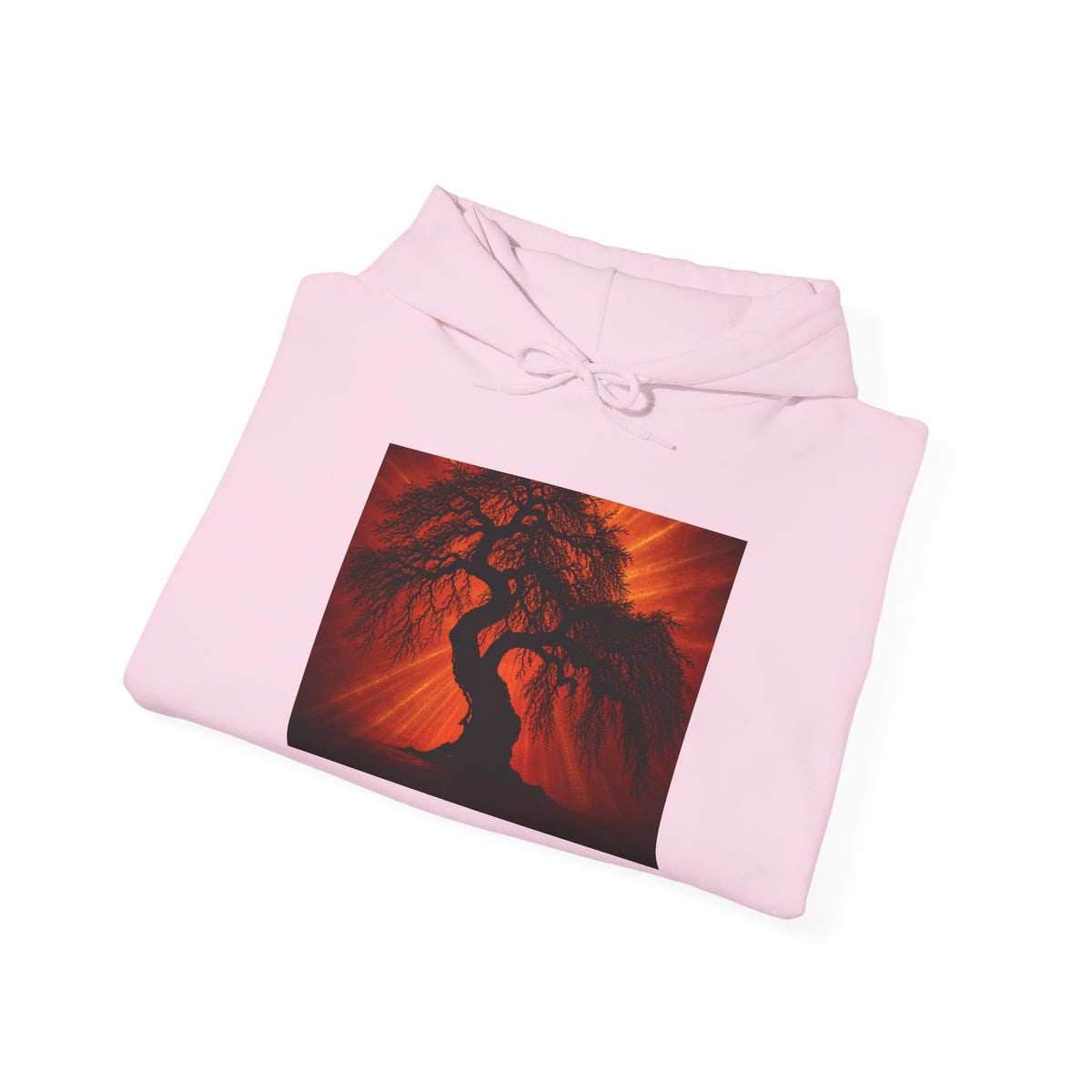 Sunset Black Tree Art Pullover