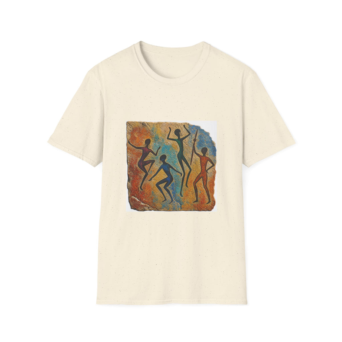 Cave Dance T-Shirt — Primitive Rock Art Figures Graphic Tee