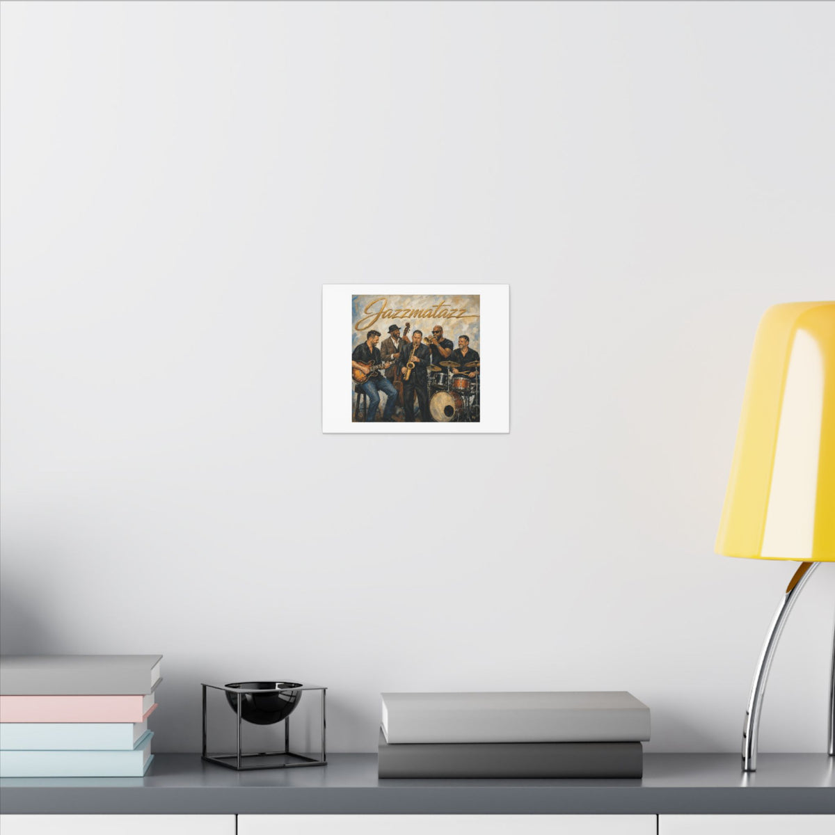 Jazzmatazz Band Canvas Print — Stretched Matte Wall Art