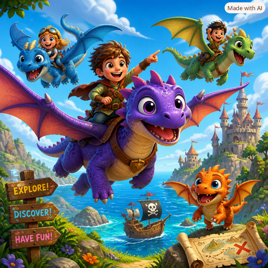 Kids Dragon Back Pack