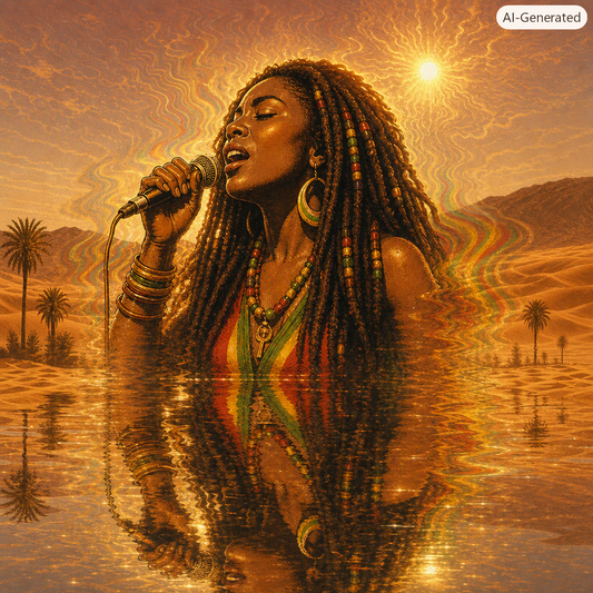 Reggae Woman Singing T-Shirt