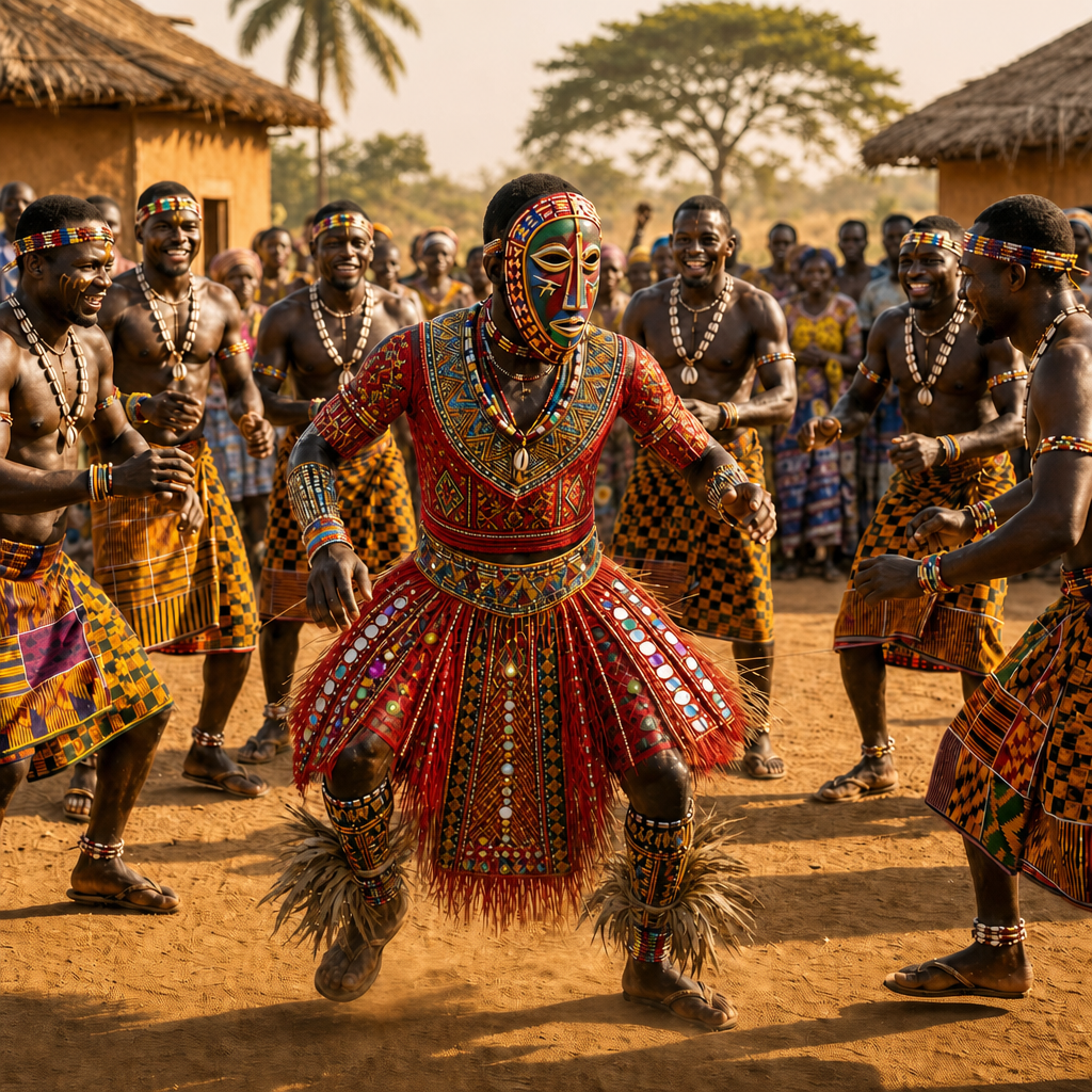 African Zaouli Dance T-Shirt